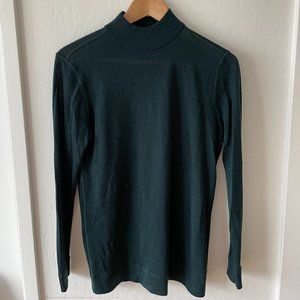 Everlane Green mock-neck Sweater